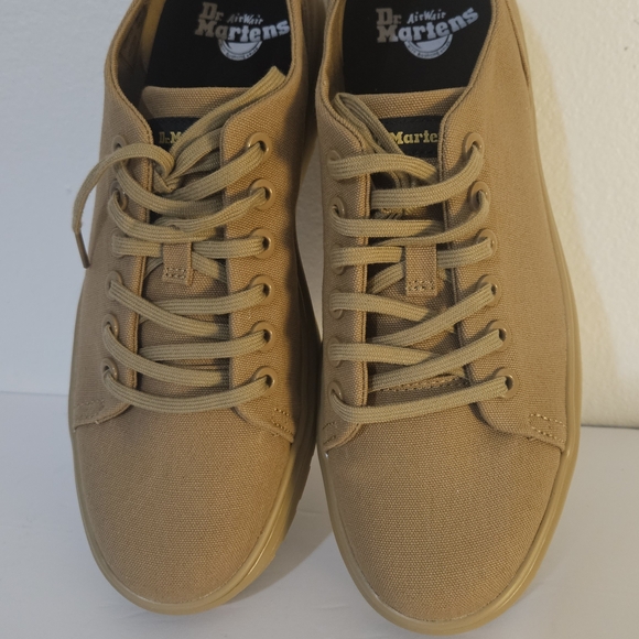 Dr. Martens Dante Canvas Muted Savannah Tan casual Sneakers Men's 8 Women's 9 - Picture 7 of 9